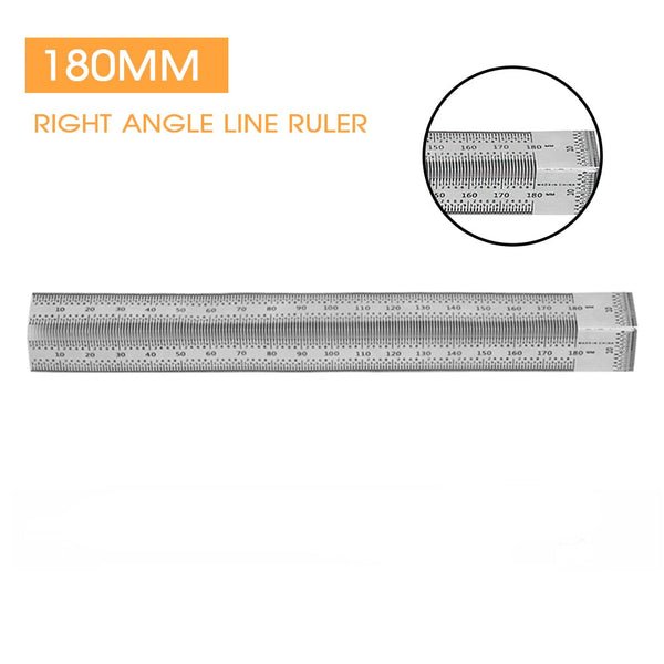 High-Precision Scale Ruler Woodworking Tool Right angle T-Type Hole Ruler Scribing Marking Line Gauge Stainless carpentry tools