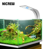 LED-akvaariovalo akvaario Clip-on LED-kasvit kasvavat valaistus vesi makean veden akvaariolamput vedenpitävä 220V EU-pistoke