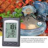 Schwimmbecken-Thermometer, kabellos, schwimmend, digitales Thermometer, wasserdichte Temperaturmessung für Aquarien, Fischteiche, Spa