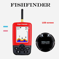 Lake Sea Fishing Smart Portable Fish Finder Depth Alarm Wireless Sonar Sensor Fishing lure Sounder Fishing Finder Lake Fishing