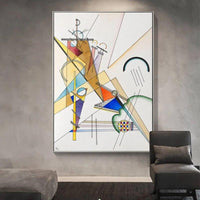 လက်ဆေးထားသော ဆီဆေးပန်းချီများ Wall Art Wassily Kandinsky ၏ နာမည်ကြီး စိတ္တဇ