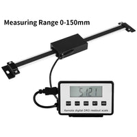 0-150mm Remote Digital Linear Scale Table Remote Digital DRO Readout Scale Measuring Instrument for Milling Machine Linear Ruler