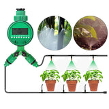 30M 자동 정원 급수 시스템 키트 타이머 컨트롤러가있는 물방울 관개 스프레이 스프링클러 시스템 자체 급수 정원 도구