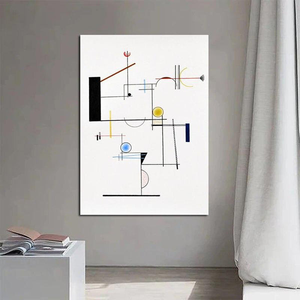 Kandinsky Hand Painted Abstract Wall Art Oil Painting Canvass