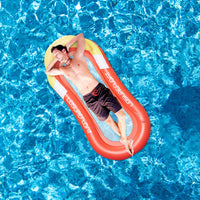 PVC الصيف طوي الصف العائم في الهواء الطلق حمامات الشمس المتسكع المراتب الهوائية المائية السرير الشاطئ الرياضات المائية كرسي الاستلقاء