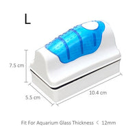 Escovas Magnéticas para Aquário Limpeza de Aquário Janela de Vidro Raspador de Algas Escova Limpa Esponja de Plástico Acessórios para Aquário