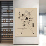 Käsinmaalatut Wassily Kandinsky käsinmaalatut modernit klassiset öljymaalaukset seinätaidekoriste