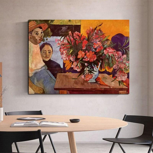 Paul Gauguin Hand Painted Oil Painting Flowers of France Abstract Nordic Classic Retro Wall Art Room Decor