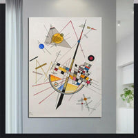 Wassily Kandinsky Doktrin Vetenskap Nova Methode Handmålade oljemålningar Modern abstrakt väggkonst