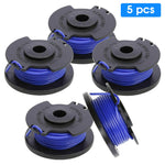 5pcs/lot Trimmer Line Nylon Strimmer Line Grass Brush Cutter Cord Grass Trimmer Replacement Spool for Ryobi One+Cordless Trimmer