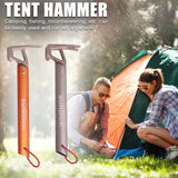 야외 캠핑 텐트 페그 해머 등산 하이킹 스테인레스 스틸 네일 풀러 액세서리 등산 도구