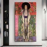 Handgeschilderde Gustav Klimt Adele nr. 2 abstract olieverfschilderij klassieke muur kunst kamer decor