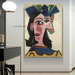 Handmålade Picasso Berömda oljemålningar Kvinnor Kubism Väggkonst Abstrakt Canvas målning