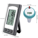 Термометр для бассейна, беспроводной плавающий цифровой термометр, водонепроницаемое измерение температуры для аквариумов, прудов, спа