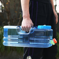 10 l talpos pėsčiųjų piknikas stovyklavimo vandens bakas lauko vandens kibiras Nešiojamas kubo vandens bako konteineris su maišytuvu