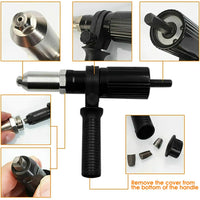 Electric Rivet Nut Gun Drill Adaptor 2.4mm-4.8mm Cordless Riveting Tool Insert Nut Pull Rivet Tool Kit Power Tools Acessories