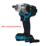 18V Brushless Cordless Impact Wrench 330Nm 1/2 Socket Wrench Power Tool Electric Impact Wrench Rechargeable for Makita Battery