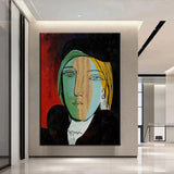 Handgeschilderde olieverfschilderijen Picasso figuren abstracte kunst canvas schilderij Nordic decors