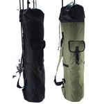 Fishing Rod Bag Fishing Reel Case Pole Storage Bag Tackle Carrier Fish Gear Equipment Holder Pouch for Fisherman