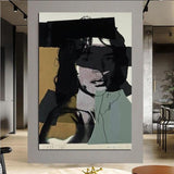 Ranka tapyti Andy Warhol meno kūriniai, tapyba ant drobės Micko Jaggerio portretai