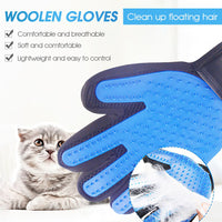 Ракавици за чешлање на куче мачка Чешла за чистење четка за чистење на влакна Гумени ракавици Чешли за чистење Ракавици за масажа Чешлање и нега