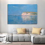 Rankomis tapytas Claude Monet jūros peizažas Įspūdis Garsus peizažo aliejinės tapybos meno kambarys