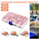 28/32/75pcs Wire Connectors Universal Compact Push-in Electrical Wire Terminal Mabilis na Wiring Cable Connectors Terminal Block