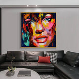 Palette knife Modern Hand Painted Oil Painting Canvas Francoise Nielly Designers Pop Art Decoration Art