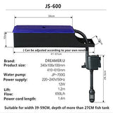 SUNSUN JS 400/600 akvariefilter Ultratyst dränkbar pump fisktank Vattencirkulation Extern filterlåda 220-240V