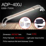 Lâmpada de encaixe de iluminação LED SUNSUN ADP para aquário 6500-7500K Luzes de liga de alumínio ultrafinas Lâmpadas de tanque de peixes