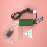 Akvaryum Hava Pompası Oksijen Pompası Çek Valf Taşınabilir Mini USB Sessiz Enerji Tasarruflu Pompa Balık Tankı Akvaryum Aksesuarları