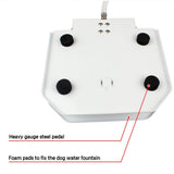 Automatic Pet Water Drinking Feeder Dog Paw Water Supply Fountain for Dog Durable Trouble-Free Foot Pedal Operate Drinker