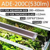 SUNSUN ADE Aquatic Plant SMD LED Lighting Aquarium Chihiros 220V 12W 14W 18W 24W Εξαιρετικά λεπτό κράμα αλουμινίου για δεξαμενή ψαριών