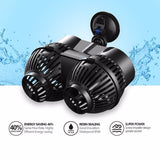 Aquarium Mini Wave Maker 1321GPH 6W Suction Cup Base Submersible Circulation Wave Maker Pump Wavemaker Aquarium Tank အတွက်