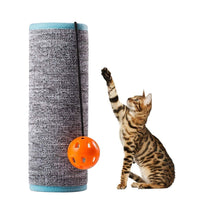 Παιχνίδι για γρατσουνιές γάτας Σιζάλ Γάτα Ξύσιμο για γάτες που προστατεύει έπιπλα Grind Claws Cats Scratcher Παιχνίδια χαλάκι με κουδούνι