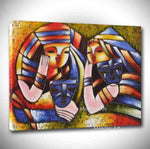 Världsberömd handmålad Picasso-målning Picassos abstrakta målning Picasso abstrakt kvinna Handmålning