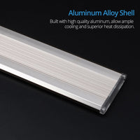 Lâmpada de encaixe de iluminação LED SUNSUN ADP para aquário 6500-7500K Luzes de liga de alumínio ultrafinas Lâmpadas de tanque de peixes