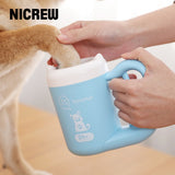 Pet Cat Hund Foot Clean Cup Rengöringsverktyg Bärbart Automatisk Rotation Cat Hund Foot Clean Cup Pet Paw Husdjurstillbehör
