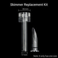 Skimmer, tubo de lirio de cristal, superficie giratoria, flujo de entrada y salida, 13/17mm, filtro de tanque de planta de agua para acuario, filtro de tanque de peces de calidad ADA