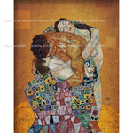 نقاشی پرتره گوستاو کلیمت خانواده اثر گوستاو کلیمت نقاشی دیواری نقاشی برنز