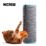 Cat Scratch Board Toy Sisal Cat Scratching For Cats დამცავი ავეჯი Grind Claws Cats Scratcher სათამაშოები ხალიჩა ზარით