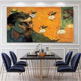 Hand Painted Art Oil Painting Paul Gauguin Self Portrait Impressionism People Abstract Landscape Decor