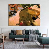 Hand Painted Art Oil Painting Paul Gauguin What! Are you jealous? Impressionism People Abstract Room Decors