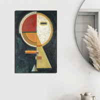 Wassily Kandinsky berømt håndmalet abstrakt vintage abstrakt lærreds vægkunst