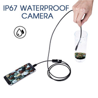 8mm Endoscope Camera 1280*720P HD USB Inspection Camera Waterproof 6 LED Endoscopic Inspection for Android Smart Mobile Phone