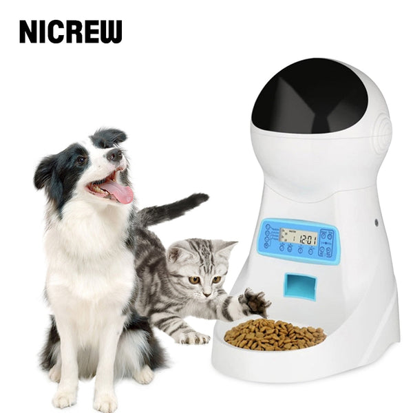 3L Automatic Cat Feeder Dog Food Dispenser with Camera Support Voice Record ,App Control 4 Times One Day Pet Accessories