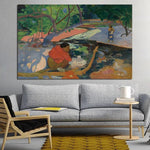 Paul Gauguin Early Morning Hand Painted Art Oil Painting Impressionism Landscape People Abstract Room Decors