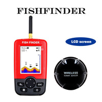 Lac mer pêche intelligent Portable détecteur de poisson alarme de profondeur capteur Sonar sans fil leurre de pêche sondeur détecteur de pêche pêche en lac