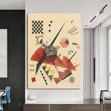 Modern Art Abstract Painter Wassily Kandinsky Hand Painted Classic Canvas Room