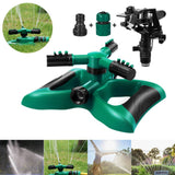 360-Grad-rotierender Garten-Rasensprinkler Automatisches Bewässerungssystem 3-Arm-Sprühgerät Wassersprinkler Gartenzubehör